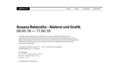 Desktop Screenshot of galerie-p13.de