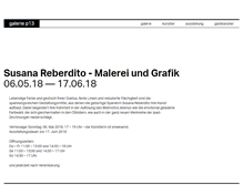 Tablet Screenshot of galerie-p13.de